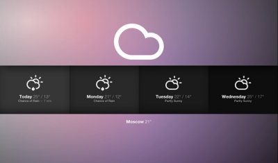 Sun:  отличное приложение для просмотра погоды